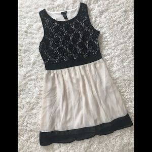 Black and Ivory Dress